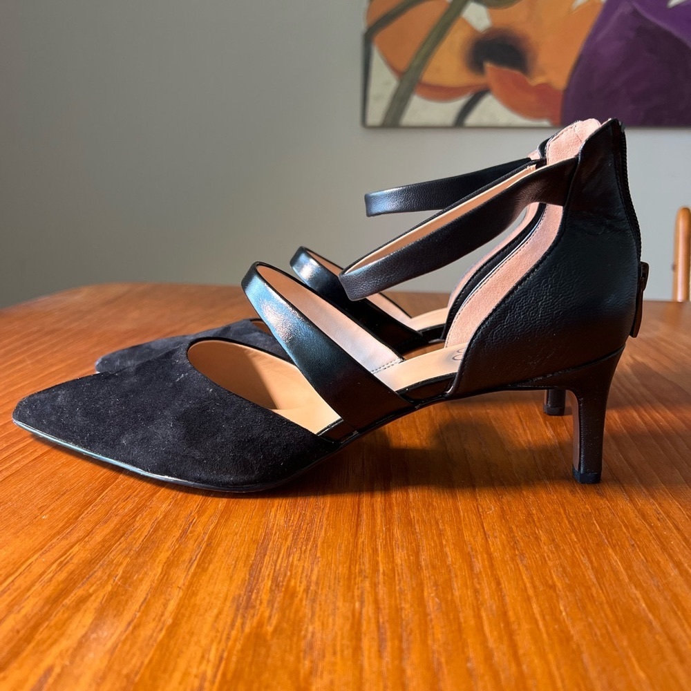 Franco Sarto Double Strap Pumps